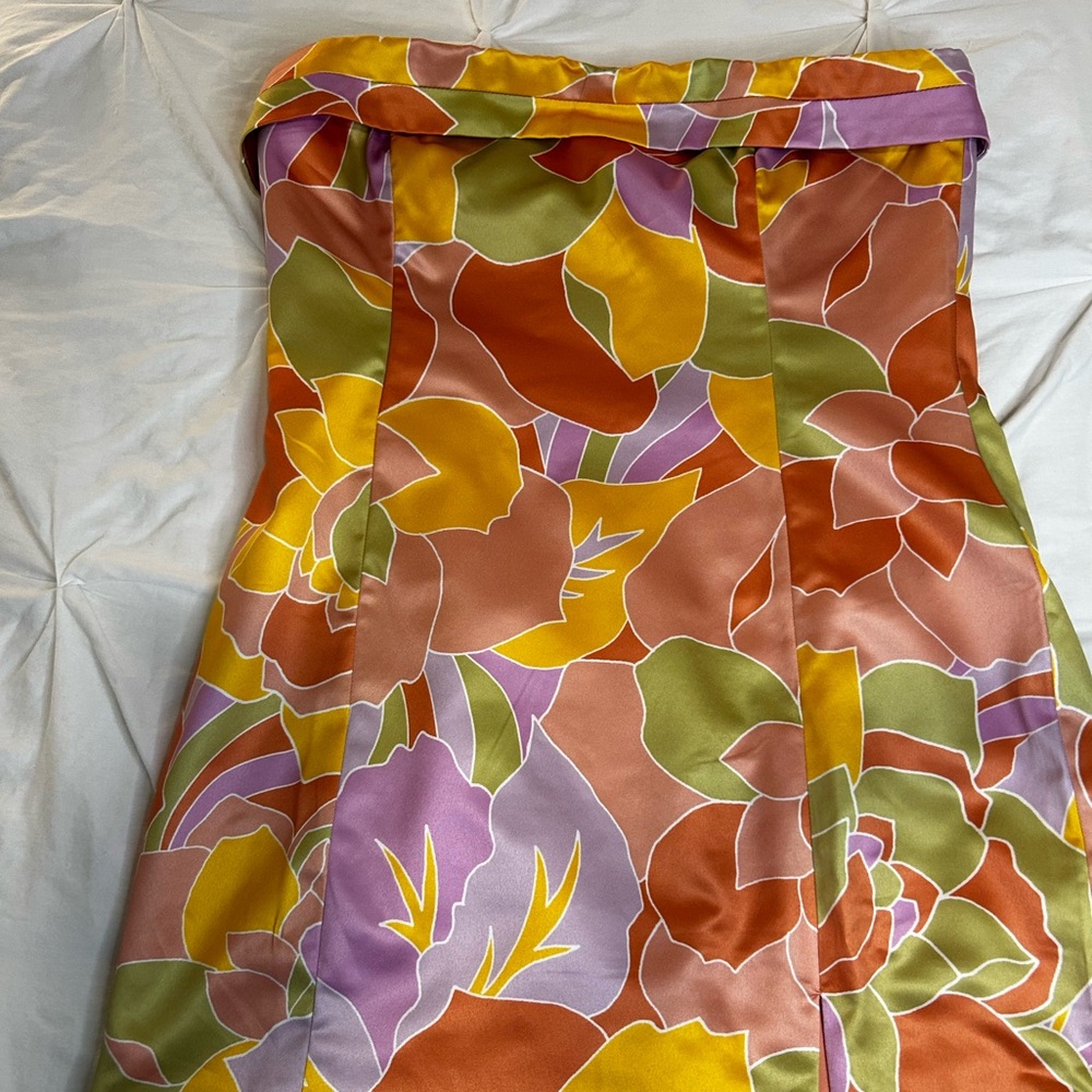 NWT Runaway the Label Jade Satin Mini Dress in Mindy - Picture 4 of 7